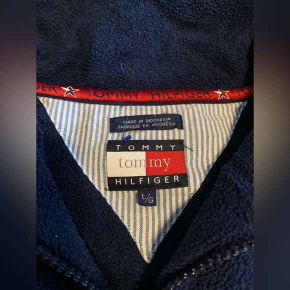 Vintage Tommy Hilfiger Fleece Size Large - Picture 5 of 5